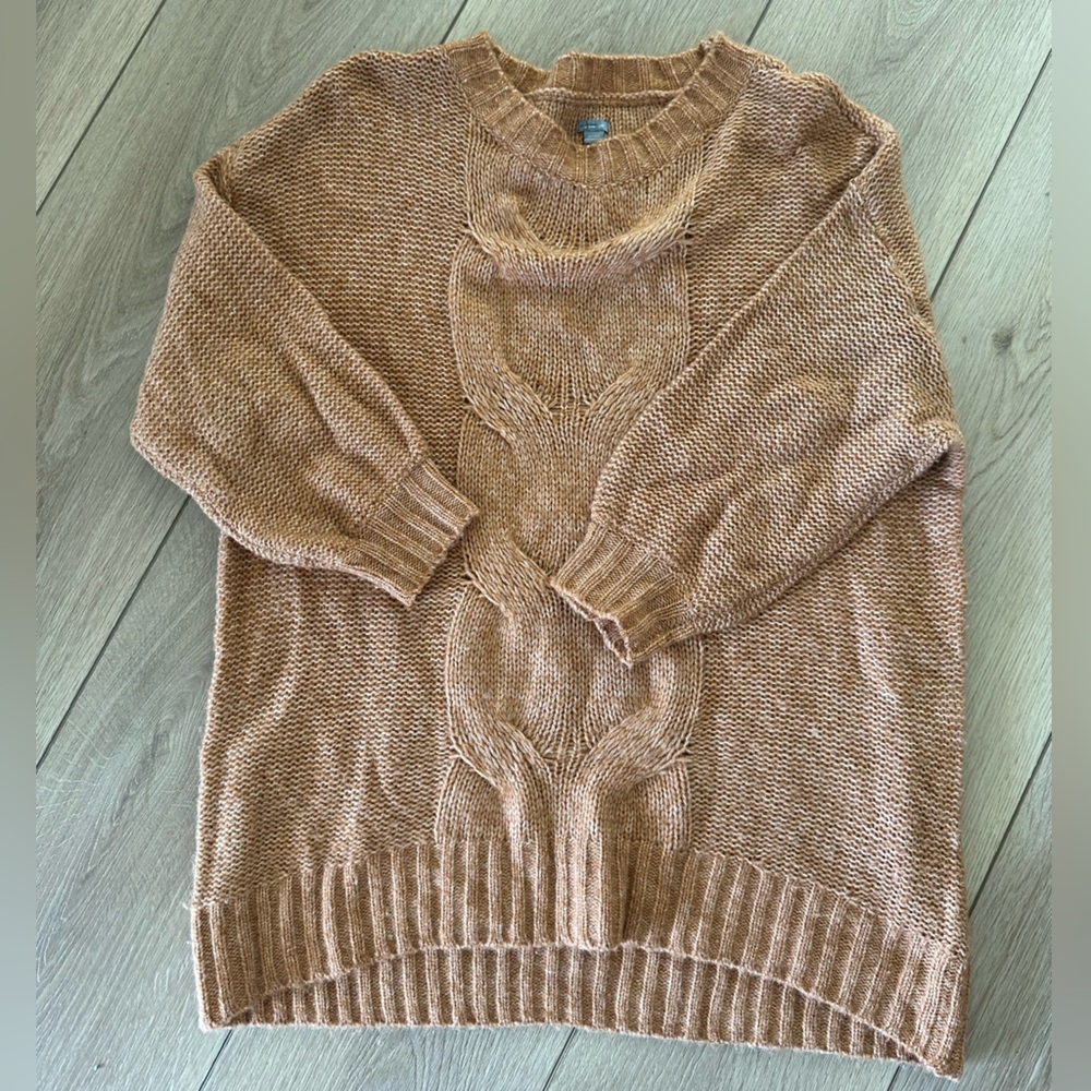Aerie Brown Knit Sweater